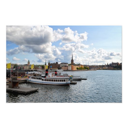 Stockholm Zweden uitzicht Foto Afdruk (Voorkant)