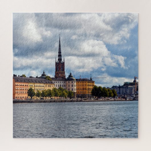 Stockholm Zweden uitzicht Legpuzzel (Verticaal)