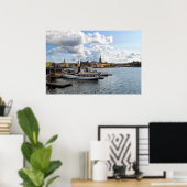 Stockholm Zweden uitzicht Poster (Thuiskantoor)