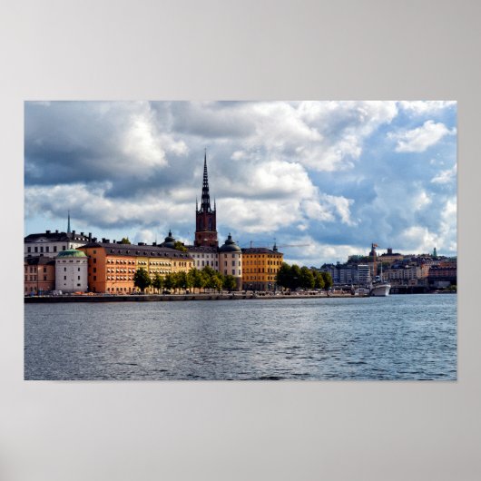 Stockholm Zweden uitzicht Poster (Voorkant)