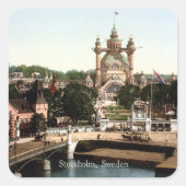 Stockholm, Zweden Vierkante Sticker (Voorkant)