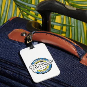 Stockholm Zweden vintage logo Bagagelabel