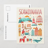 Stockholm Zweden vintage reizen scandinavië Briefkaart (Voorkant / Achterkant)