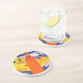  Stockholm Zweden Zandsteen Onderzetter (Zijkant)