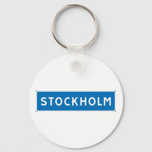 Stockholm, Zweeds verkeersbord Sleutelhanger
