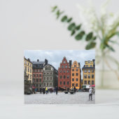 Stockholm - Zweedse oude stad Gamla stan Foto Briefkaart (Staand voorkant)