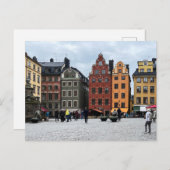 Stockholm - Zweedse oude stad Gamla stan Foto Briefkaart (Voorkant / Achterkant)
