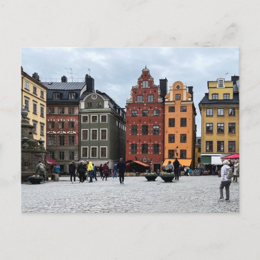 Stockholm - Zweedse oude stad Gamla stan Foto Briefkaart (Voorkant)