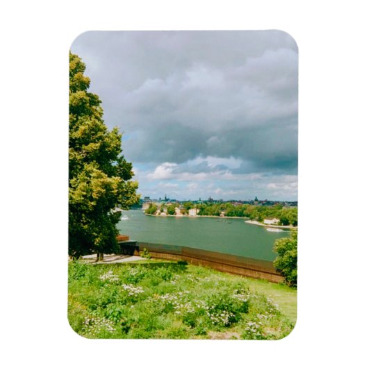 Stockholms stadsgezicht magneet (Verticaal)