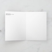 'Stockholmsyndroom' schilderij op een Bedankkaart (Binnen)