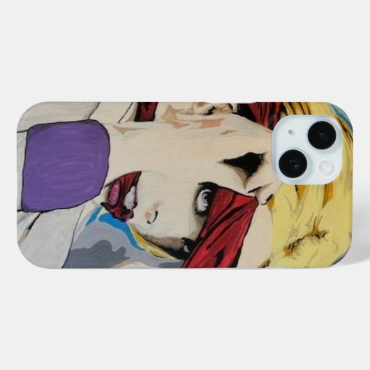 'Stockholmsyndroom' schilderij op een Case-Mate iPhone Case (Achterkant (horizontaal))