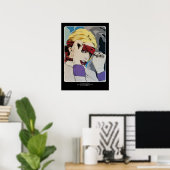'Stockholmsyndroom' schilderij op een Poster (Thuiskantoor)