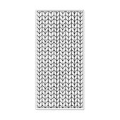 STOCKINETTE STEEK 1.5 "x3" Rubberen stempel / Vert (Afrduk)