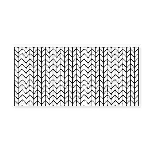 STOCKINETTE STEEK 1.5x3 Rubberen stempel / Horizon (Afrduk)