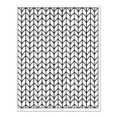 STOCKINETTE STEEK 4 "x5" Rubber Stempel / Verticaa (Afrduk)