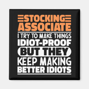 Stocking Associate Ik probeer het grappig te maken Magneet