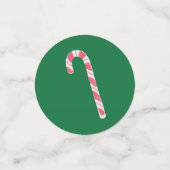 Stocking & Candy Cane Pattern Confetti (Kleine voorkant)