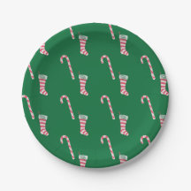 Stocking & Candy Cane Pattern