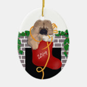 STOCKING STUFFER 2019 Chow puppy ornament (Voorkant)