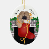 STOCKING STUFFER 2019 Chow puppy ornament (Achterkant)