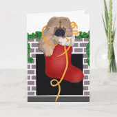 STOCKING STUFFER CHOW DOG Art kaarten (Voorkant)