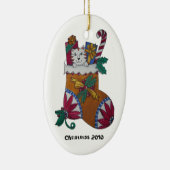 Stockings All Stuffed Keramisch Ornament (Rechts)