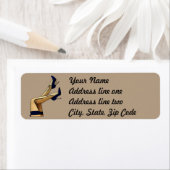 Stockings and Blue Stiletto Heels Etiket (Insitu)