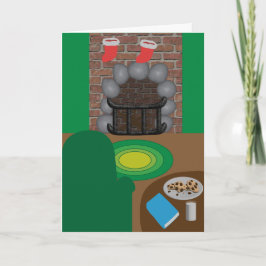 Stockings are hung kaart