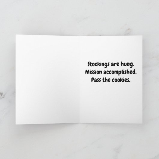 Stockings are hung kaart (Binnen)