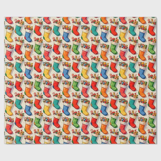 Stockings Filled Cadeaupapier (Vlak)