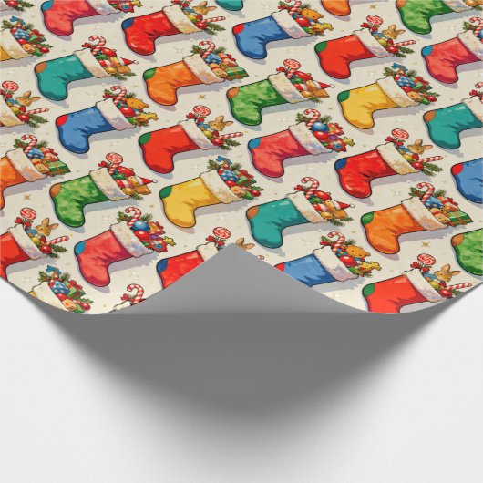 Stockings Filled Cadeaupapier (Hoek)