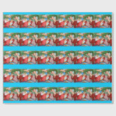 Stockings of Flying Pigs Stuff Cadeaupapier (Vlak)