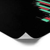 Stockkaart Quant QNT Coin Trading Crypto Token Poster (Hoek)