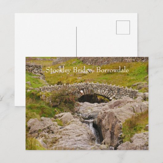 Stockley Bridge Borrowdale Briefkaart (Voorkant / Achterkant)