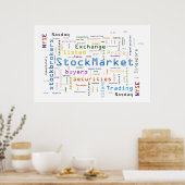 StockMarket Design Poster (Keuken)