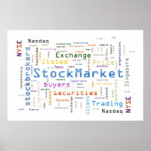 StockMarket Design Poster (Voorkant)