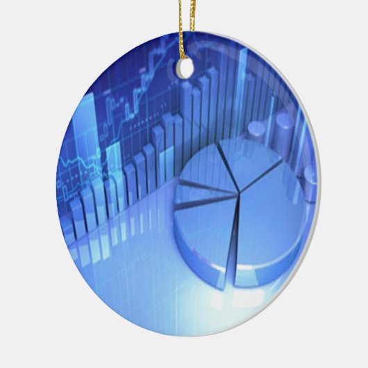 StockMarketChart Keramisch Ornament (Links)