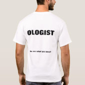 STOCKOLOGIST-Shirt T-shirt (Achterkant)