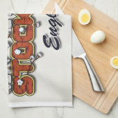 Stockport cartoon theedoek (Quarter Fold)