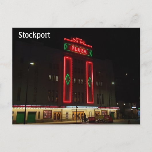 Stockport Plaza Briefkaart (Voorkant)
