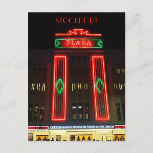 Stockport Plaza Briefkaart (Voorkant)