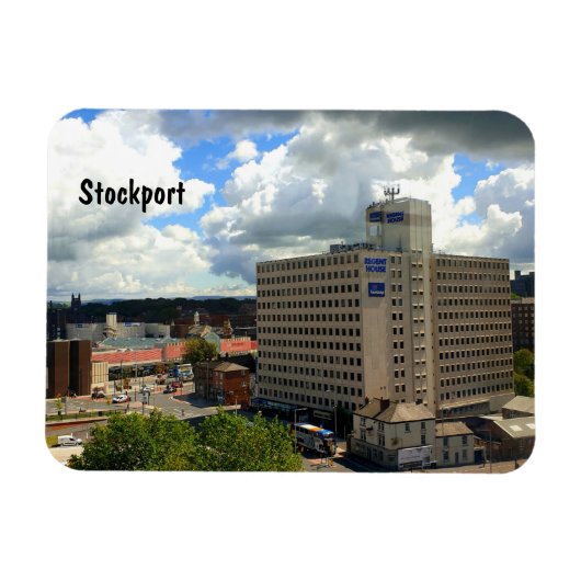 Stockport Town Centre Magneet (Horizontaal)