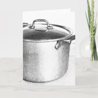 Stockpot lege notitiekaart