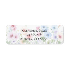 Stockroos & Houten Afschutting Aquarel Etiket