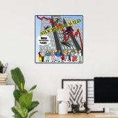Stocks verdwenen Wild Wall Street Poster (Thuiskantoor)