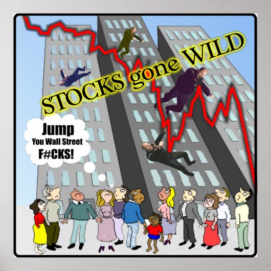 Stocks verdwenen Wild Wall Street Poster (Voorkant)