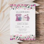 Stockthe Kitchen Bridal Shower Kaart<br><div class="desc">"Laten we de keuken in voorraad houden" Met deze schattige roze waterverf die de bruidsdoucheuitnodiging gebruikt.</div>