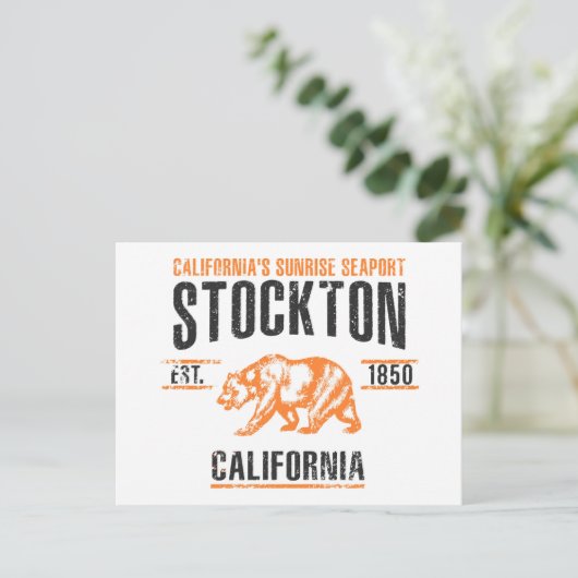Stockton Briefkaart (Staand voorkant)