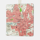 Stockton CA 1955 Map Keramisch Ornament (Links)