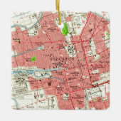 Stockton CA 1955 Map Keramisch Ornament (Voorkant)